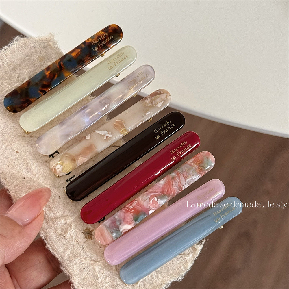 Mini Baguette Acetate Hair Clip