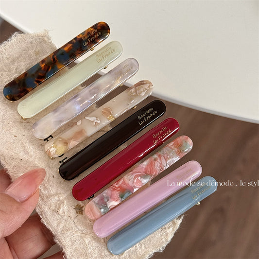 Mini Baguette Acetate Hair Clip