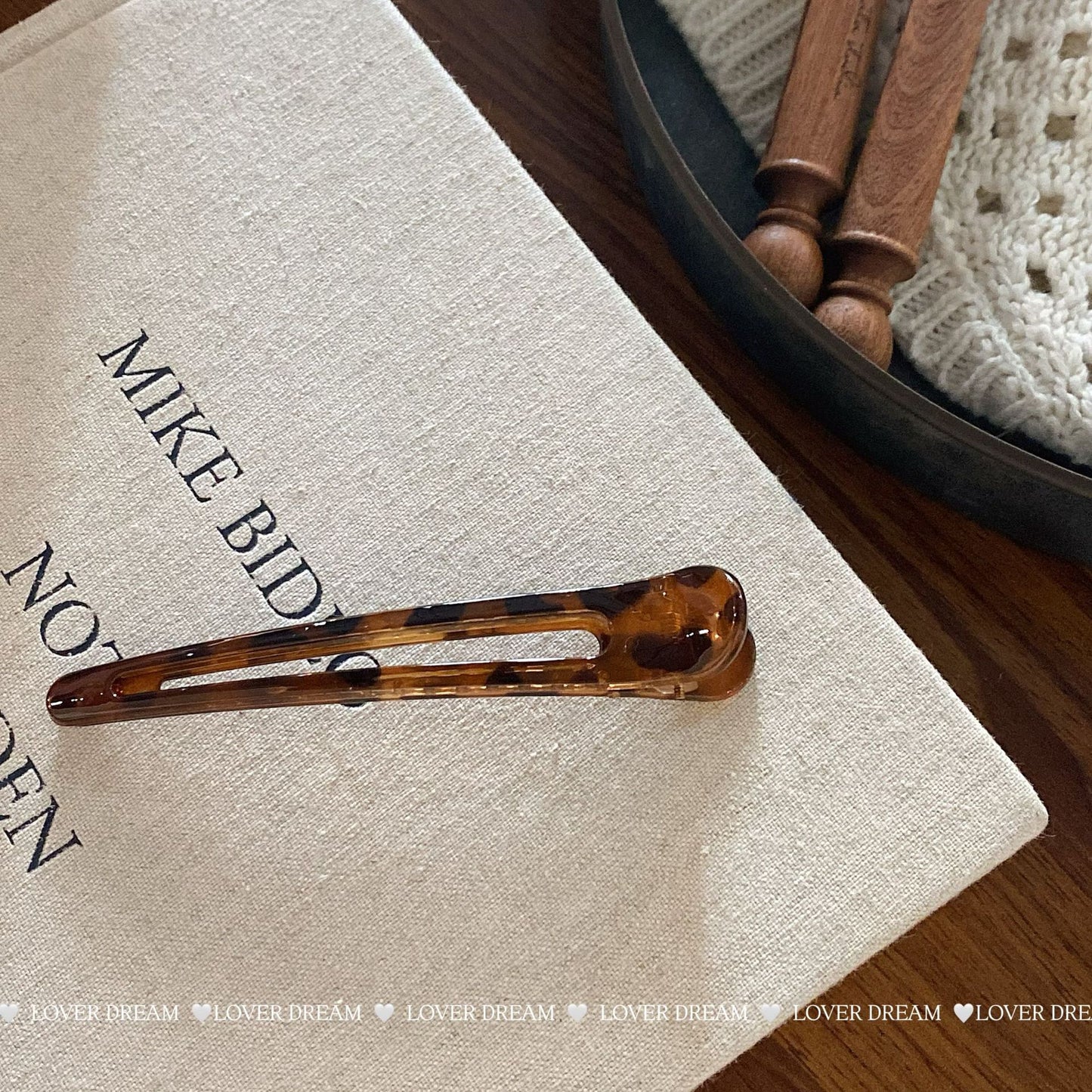 Leopard Print Bangs Clip