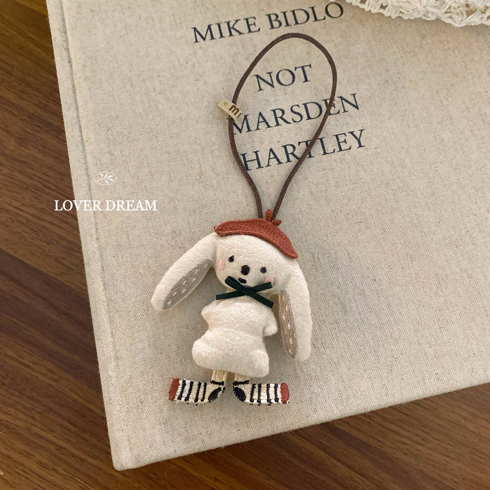 Cute Holiday Doll Keychain