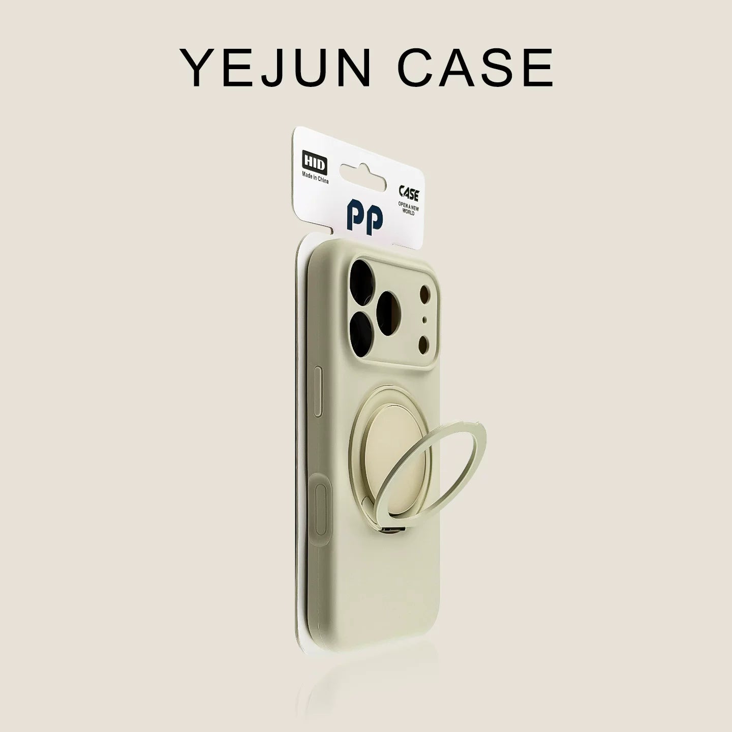 360° Rotating Stand Liquid Silicone Case