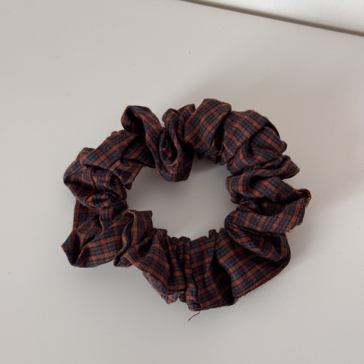 Polka Dot Ruffle Mini Scrunchie