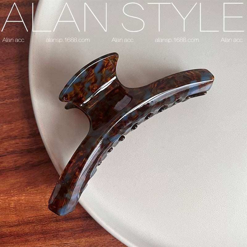 ALAN French Leopard Acetate Hair Claw Clip