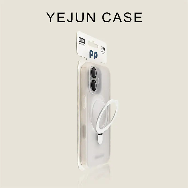 Magnetic Ring Holder iPhone Case with Lens Protection
