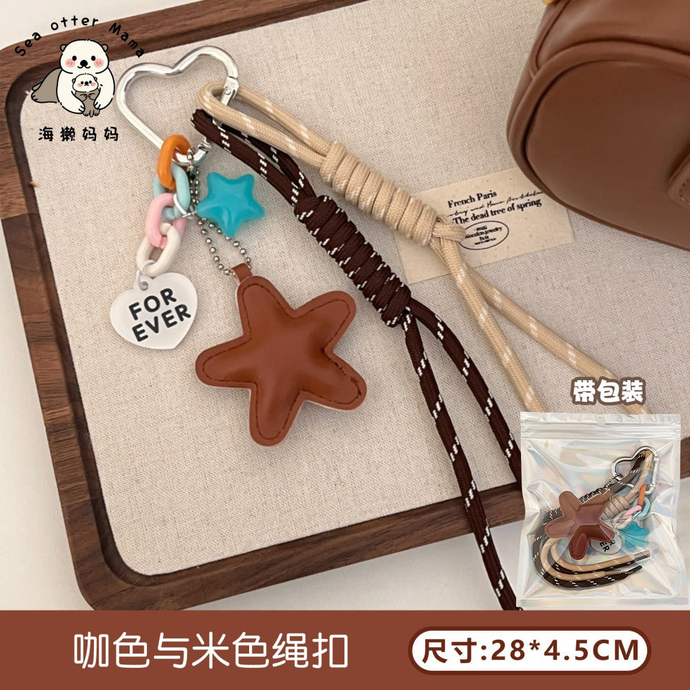 Creative Bagel Keychain Pendant