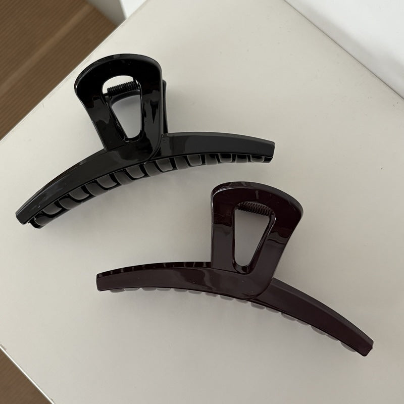 Chocolate Brown Large Hair Clip