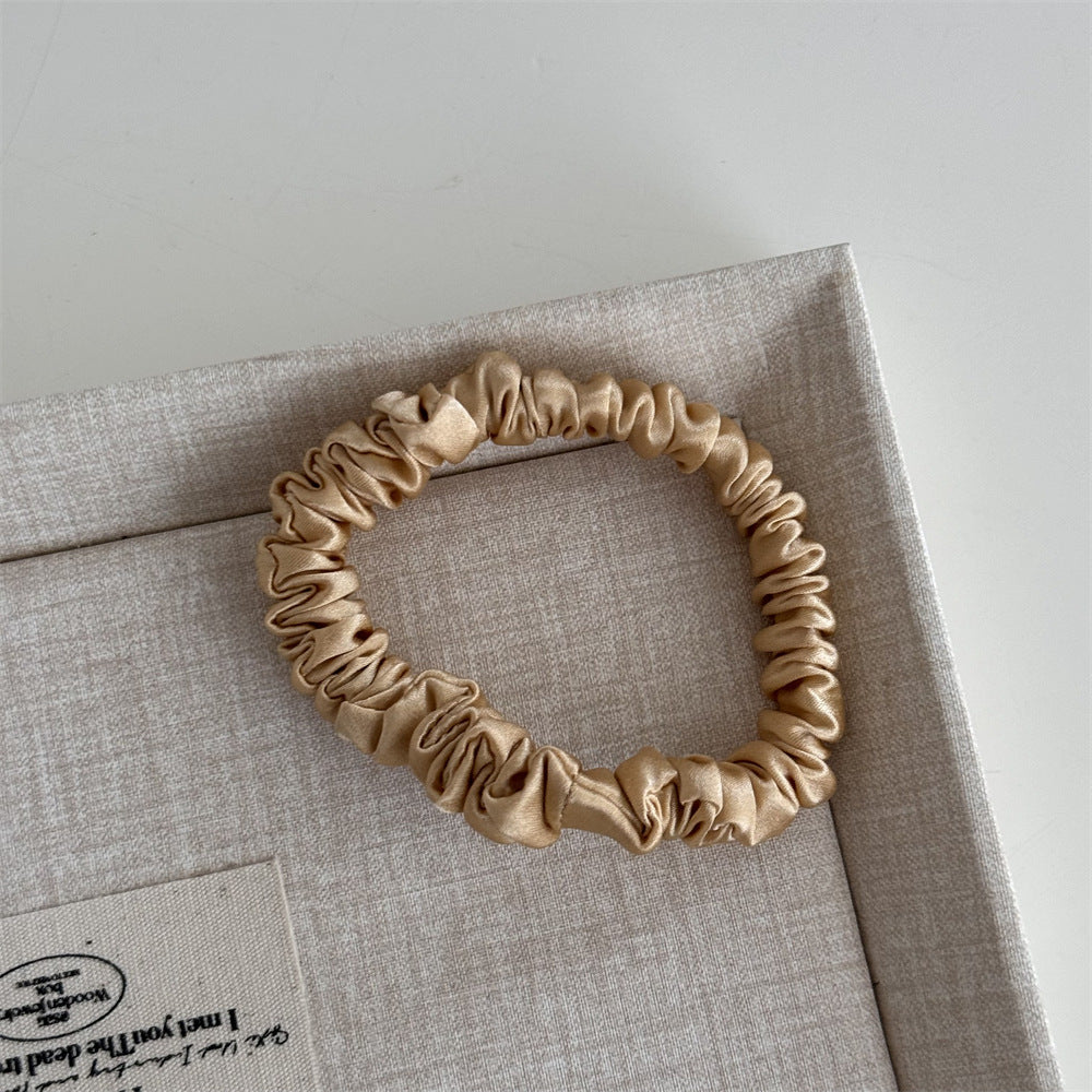 Silk Fabric Mini Hair Tie