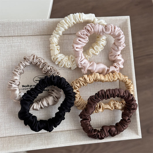 Silk Fabric Mini Hair Tie