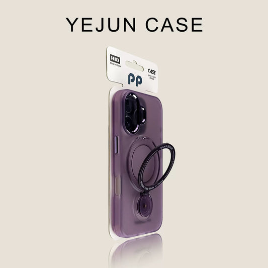 Deep Purple 360° Rotating MagSafe Stand Case