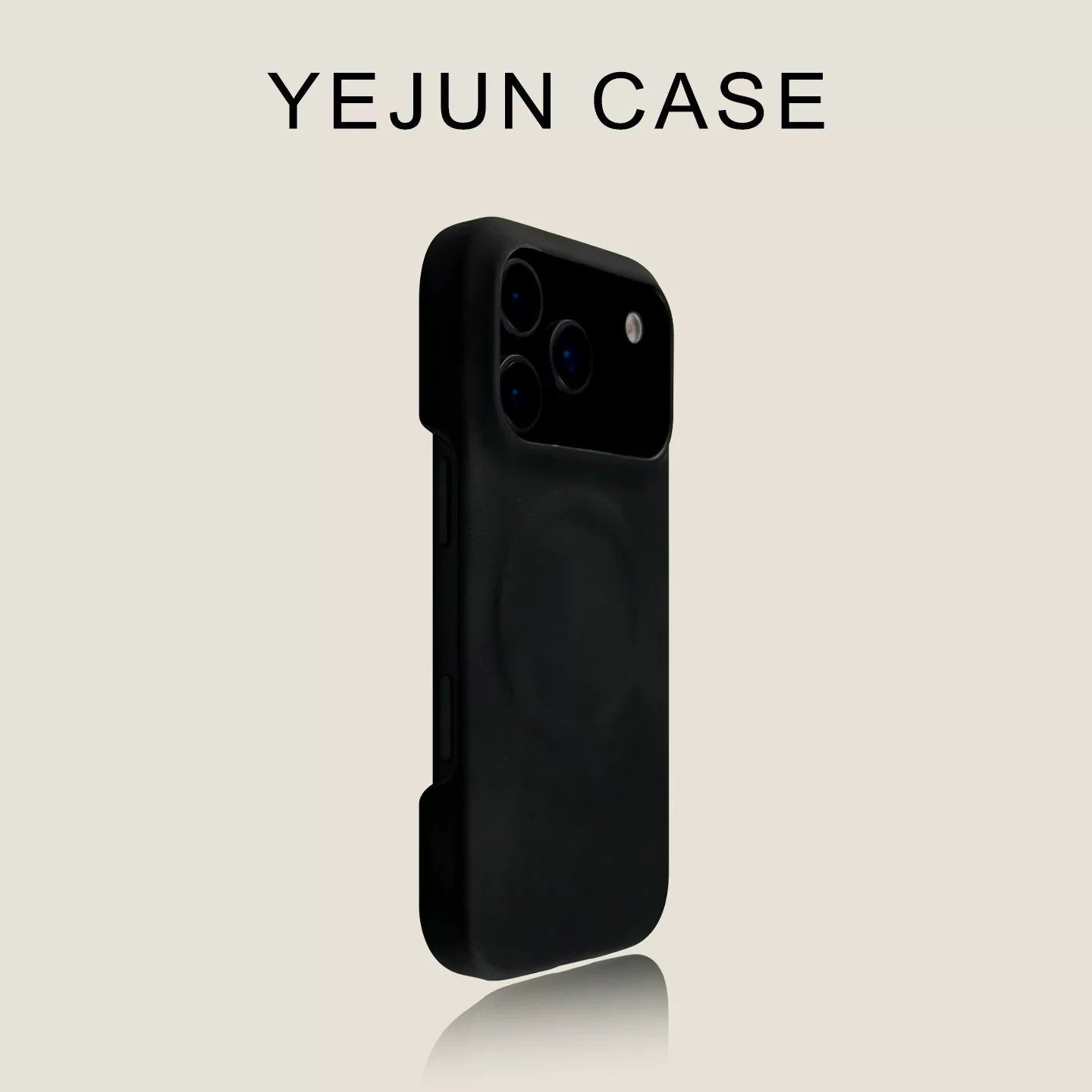 Minimalist Mustard Yellow Nubuck Leather MagSafe Case
