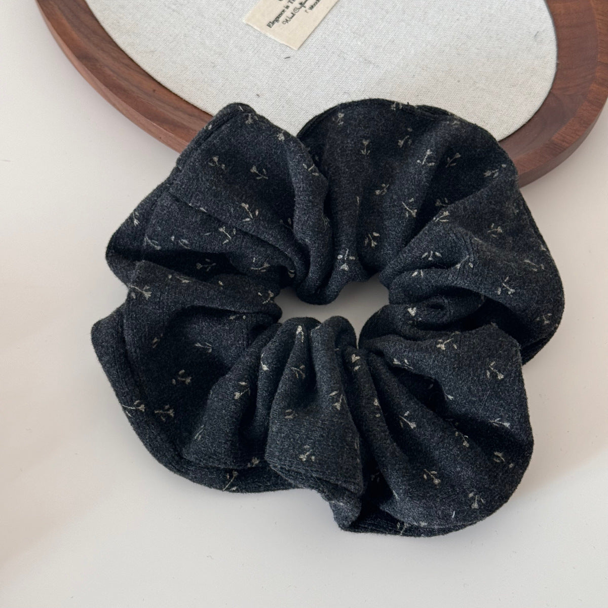 Floral Fabric Hair Scrunchie