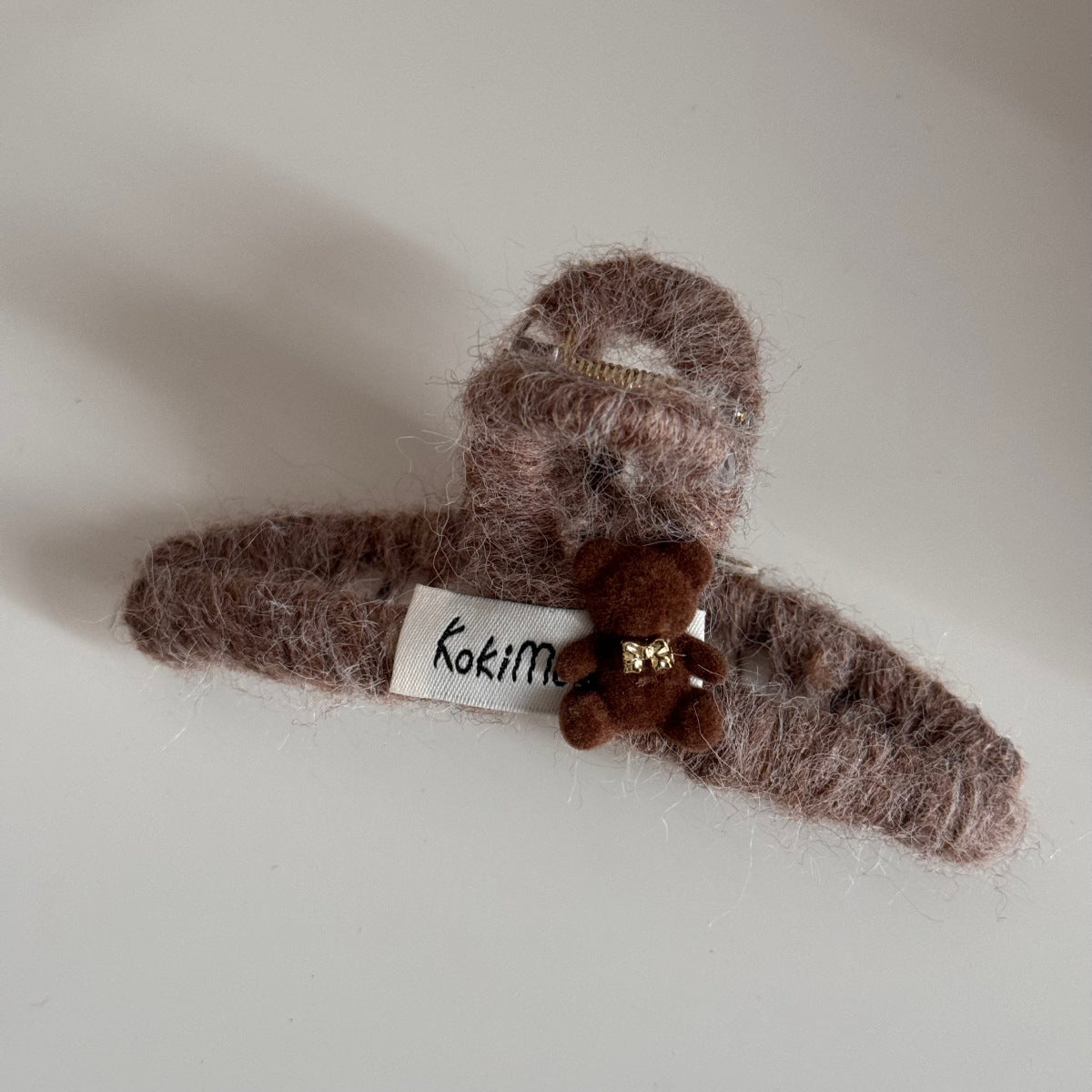 Autumn Winter Plush Bear Hair Claw