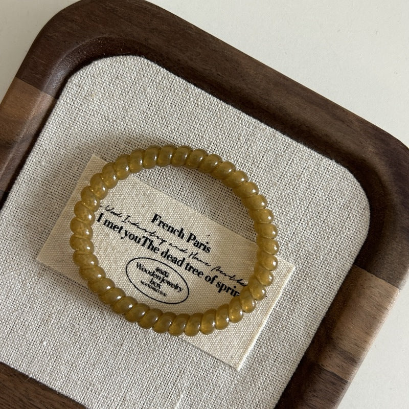 Basic Jelly Telephone Hair Coil