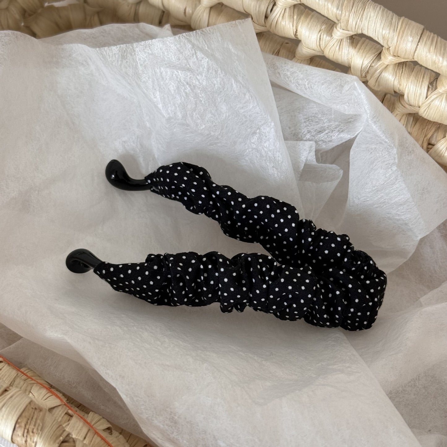 Vintage Polka Dot Banana Clip