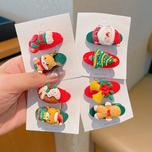 Christmas Bangs Hair Clip