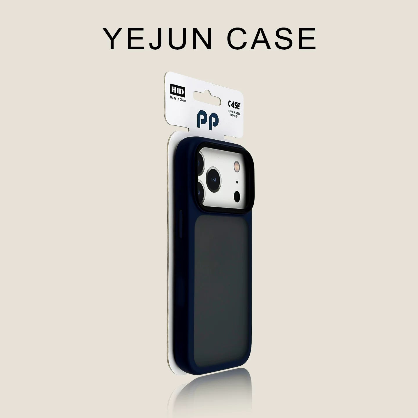 Silky Matte Shield Case with Metal Buttons - Arctic White