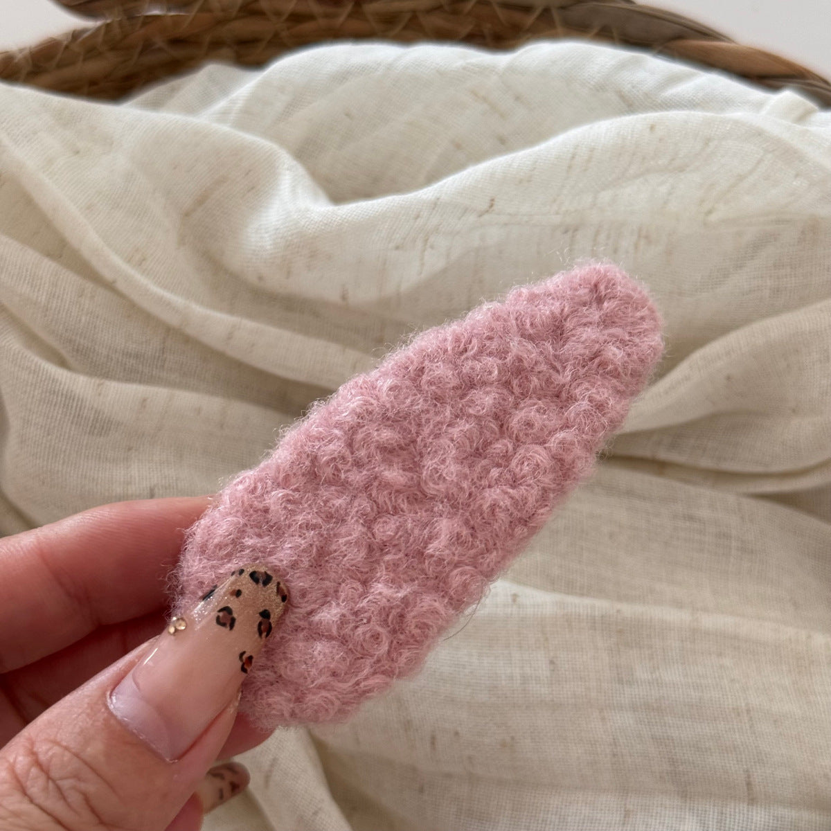 Colorful Plush BB Hair Clip