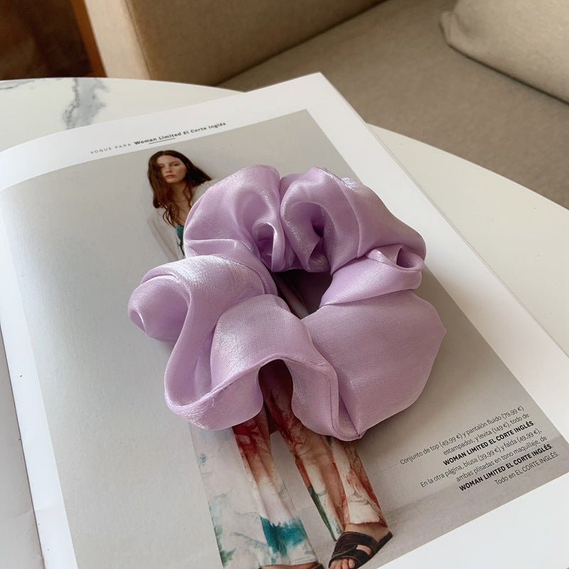 Shiny Satin Hair Scrunchie