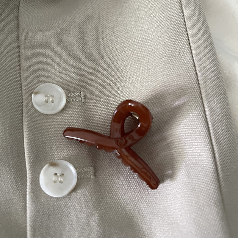 Delicate Cross Mini Hair Claw