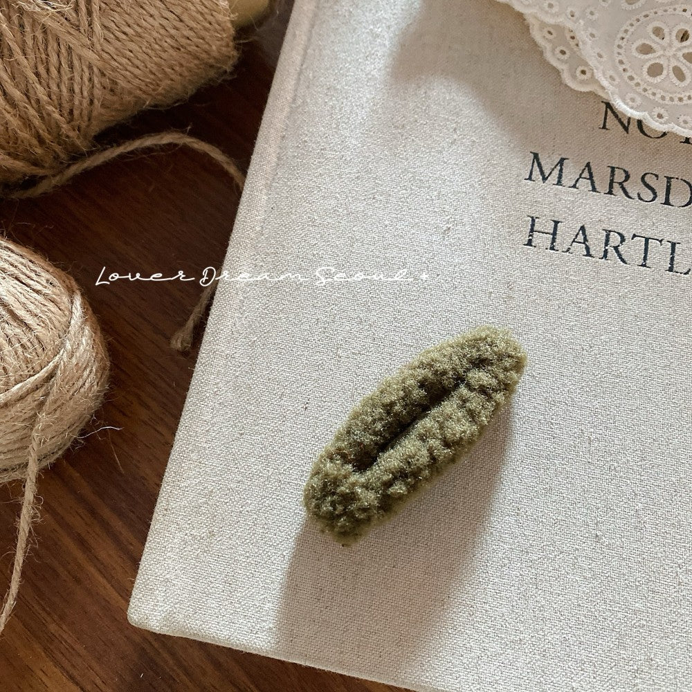 Colorful Plush Geometric BB Clip