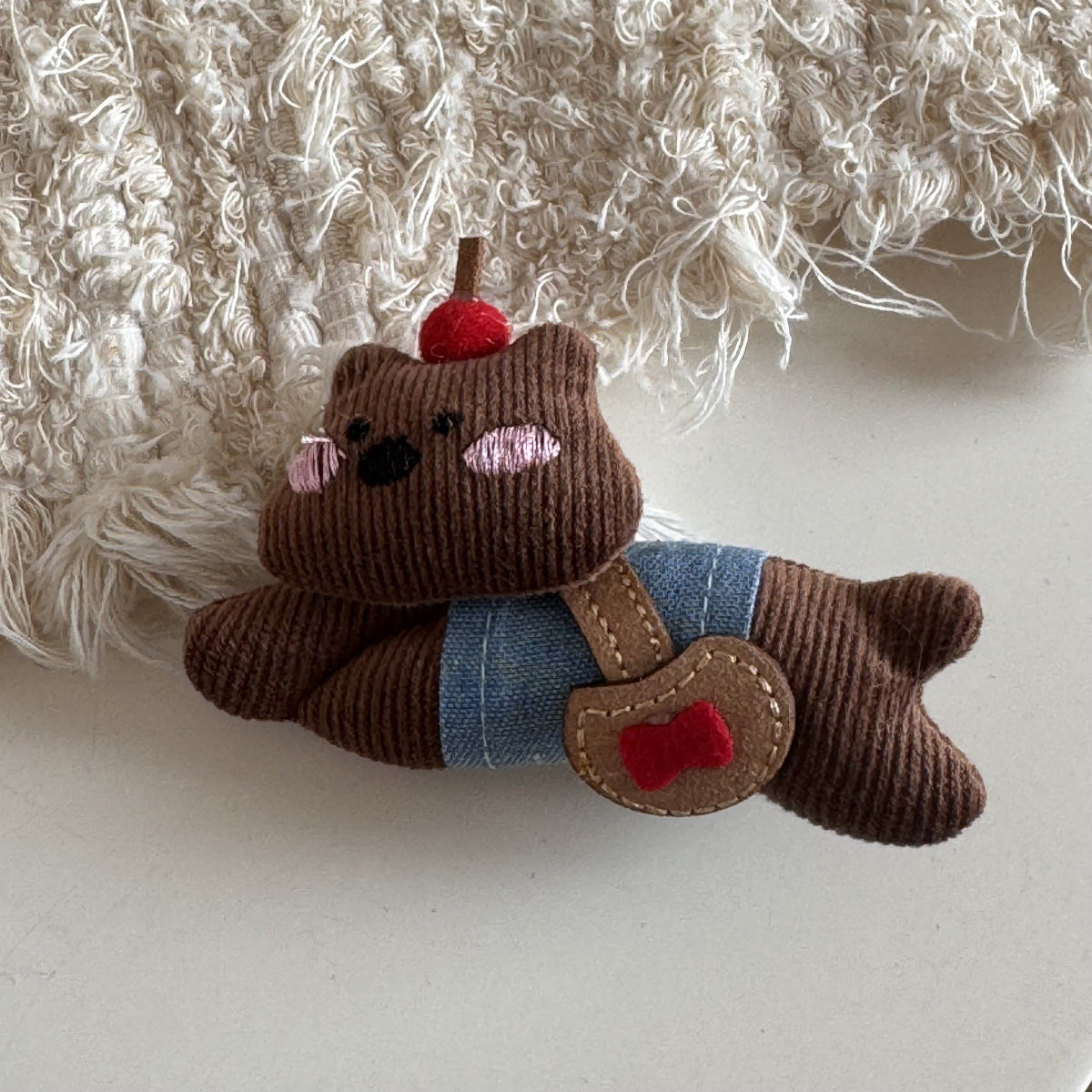 Cute Puppy Bow Claw Clip