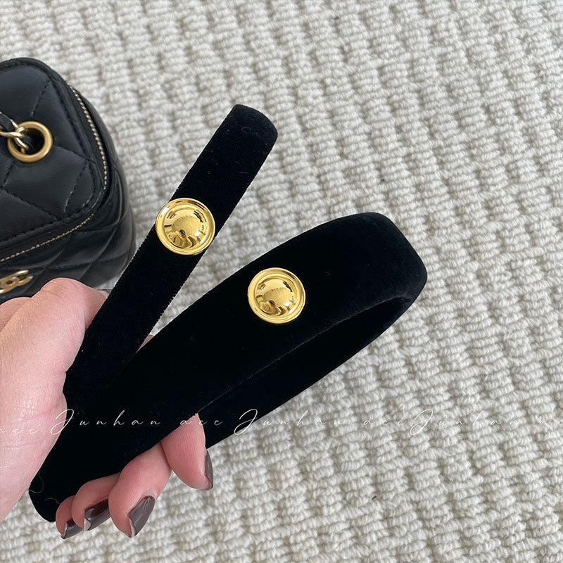 Black Velvet Gold-Label Headband