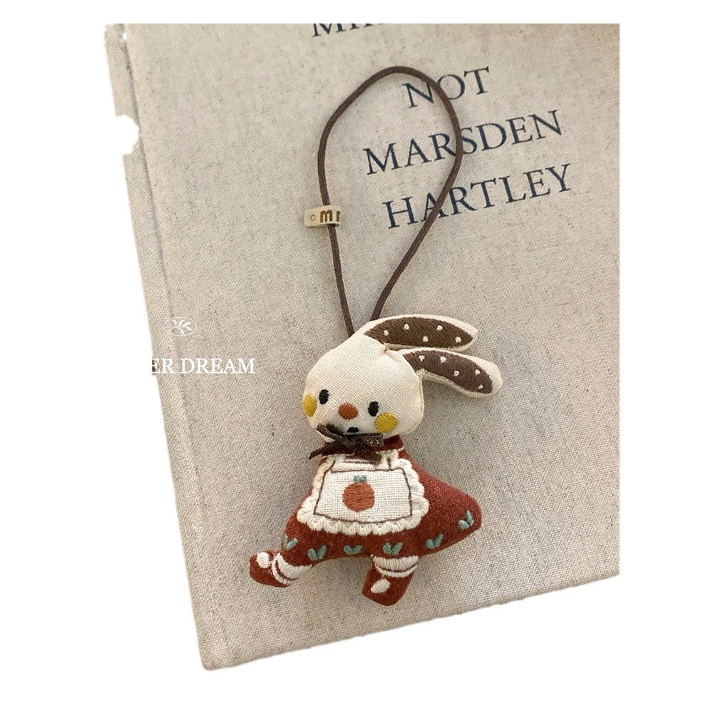 Cute Holiday Doll Keychain