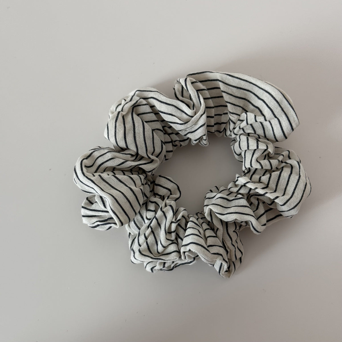 Polka Dot Ruffle Mini Scrunchie