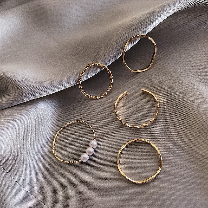 Minimalist Adjustable Ring Set