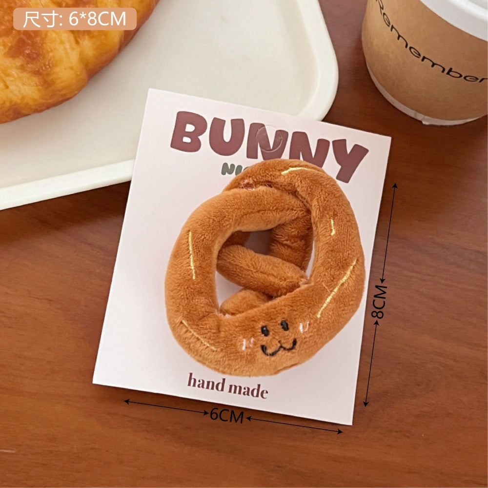 Cute Plush Cartoon Hair Clip