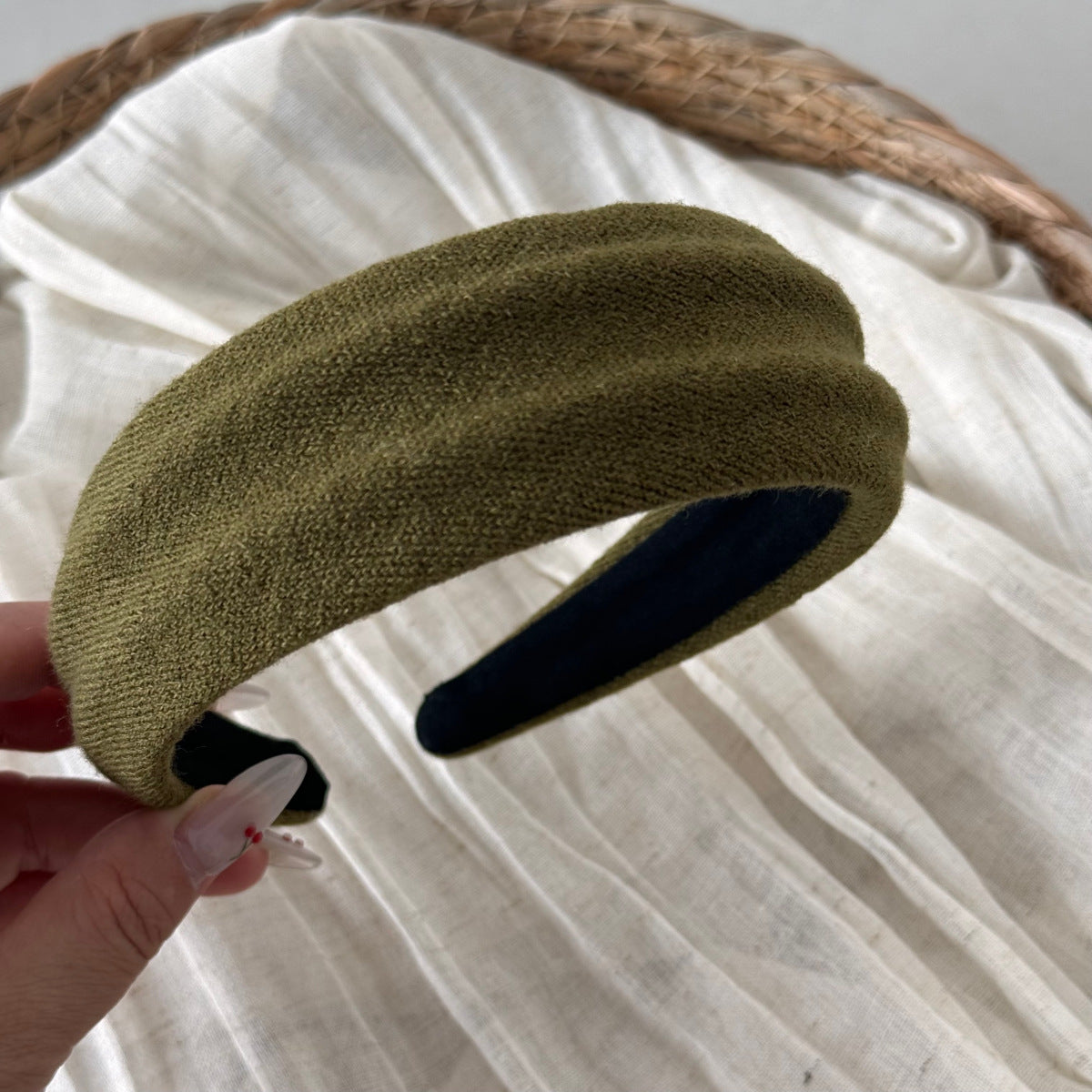 Cute Bear Fabric Hair Clip