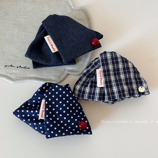 Fabric Bow Triangle Hair Claw