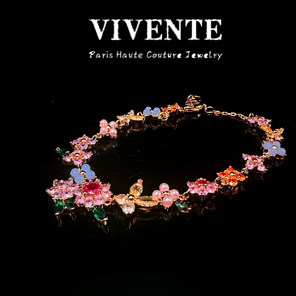 Flora Luxe – Multi-Gem Jewelry Set