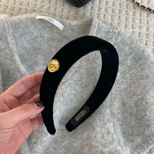 Black Velvet Gold-Label Headband