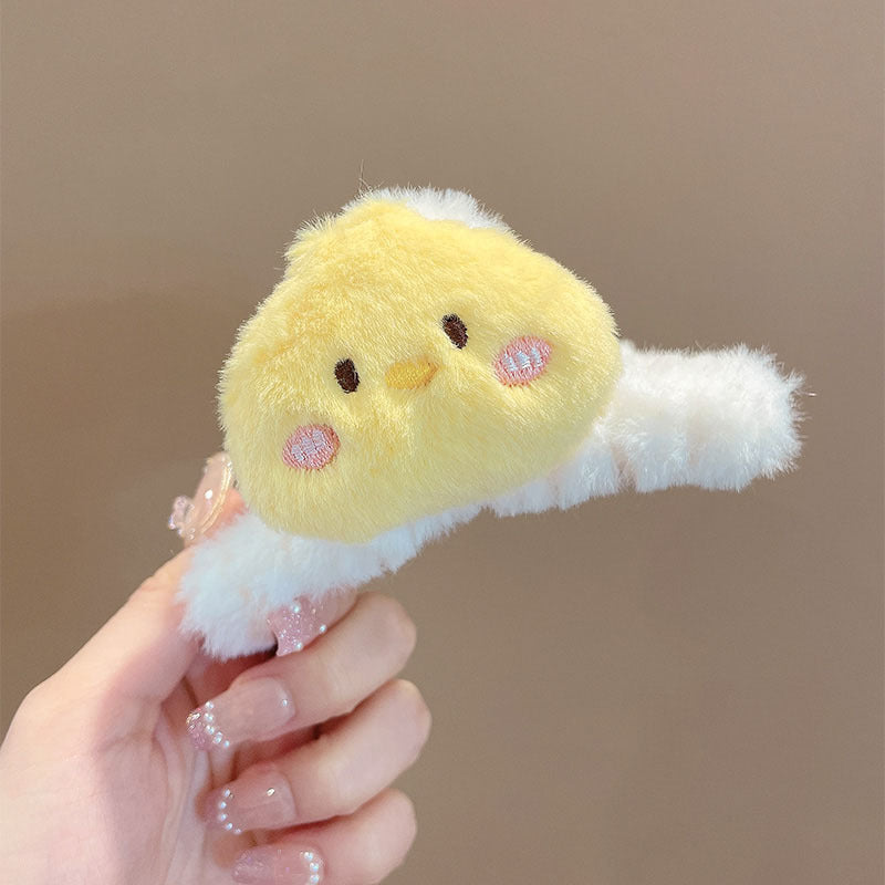 Plush Large Hair Claw Clip