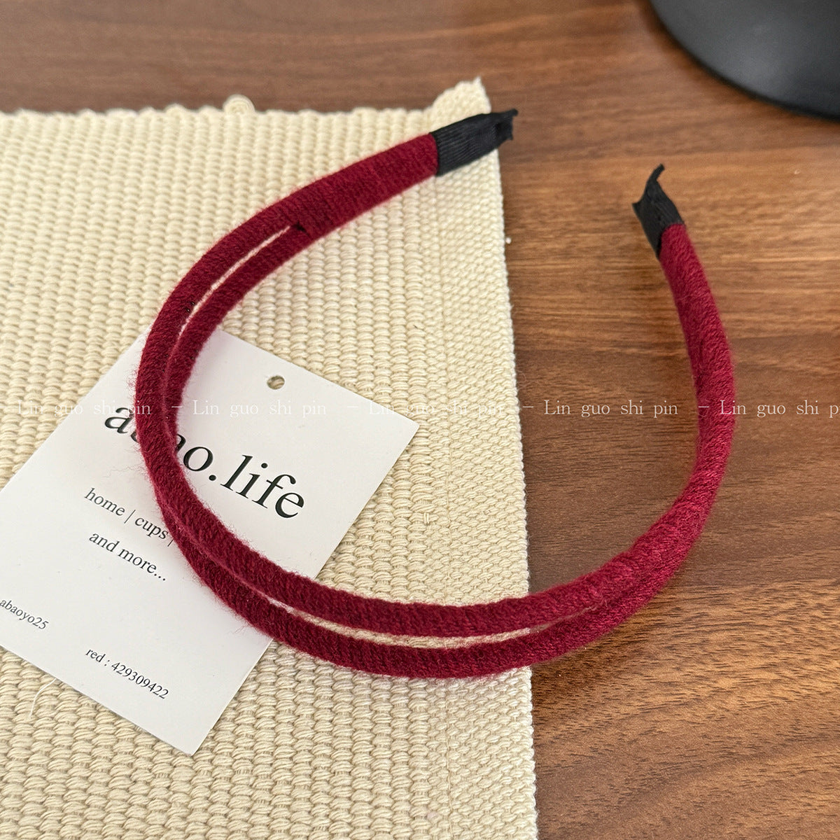 Double-Strand Knit Slim Headband