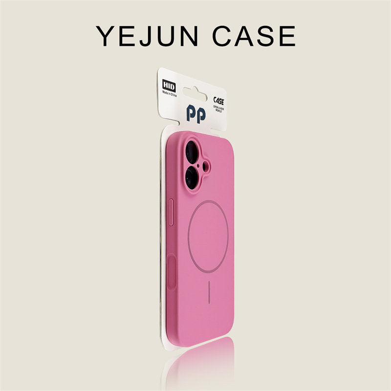 Color Block Magnetic Pop Grip iPhone Case