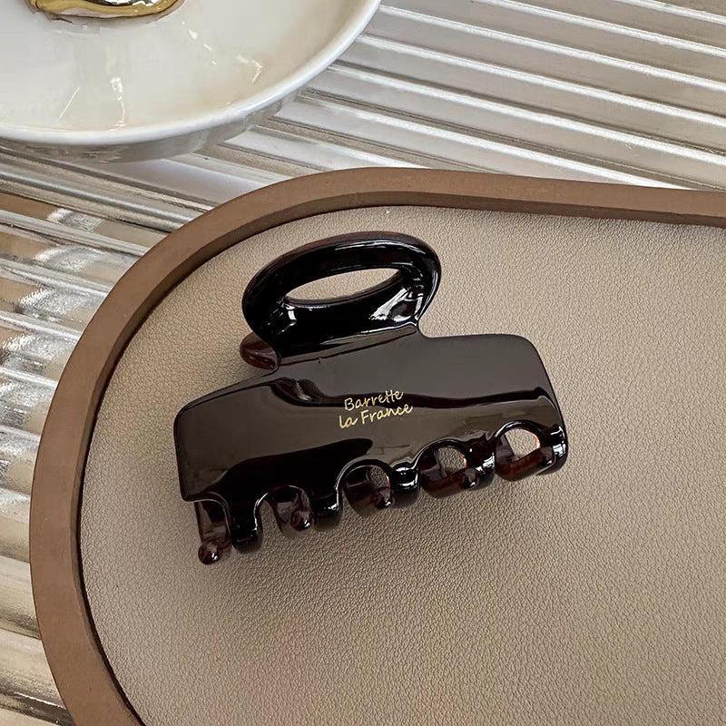 Letter Acrylic Hair Claw