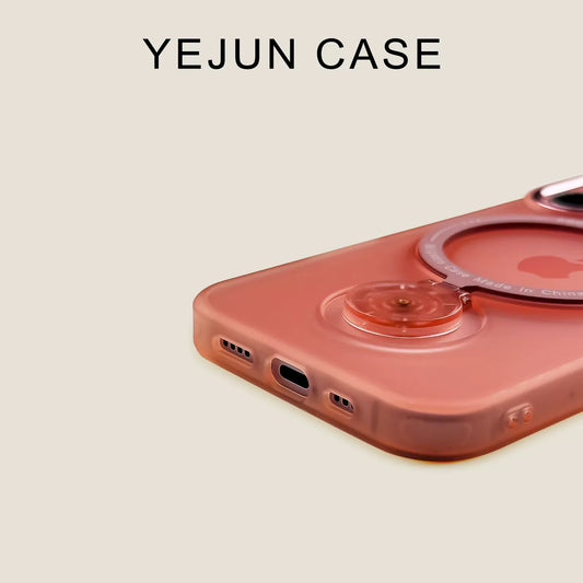 Deep Purple 360° Rotating MagSafe Stand Case