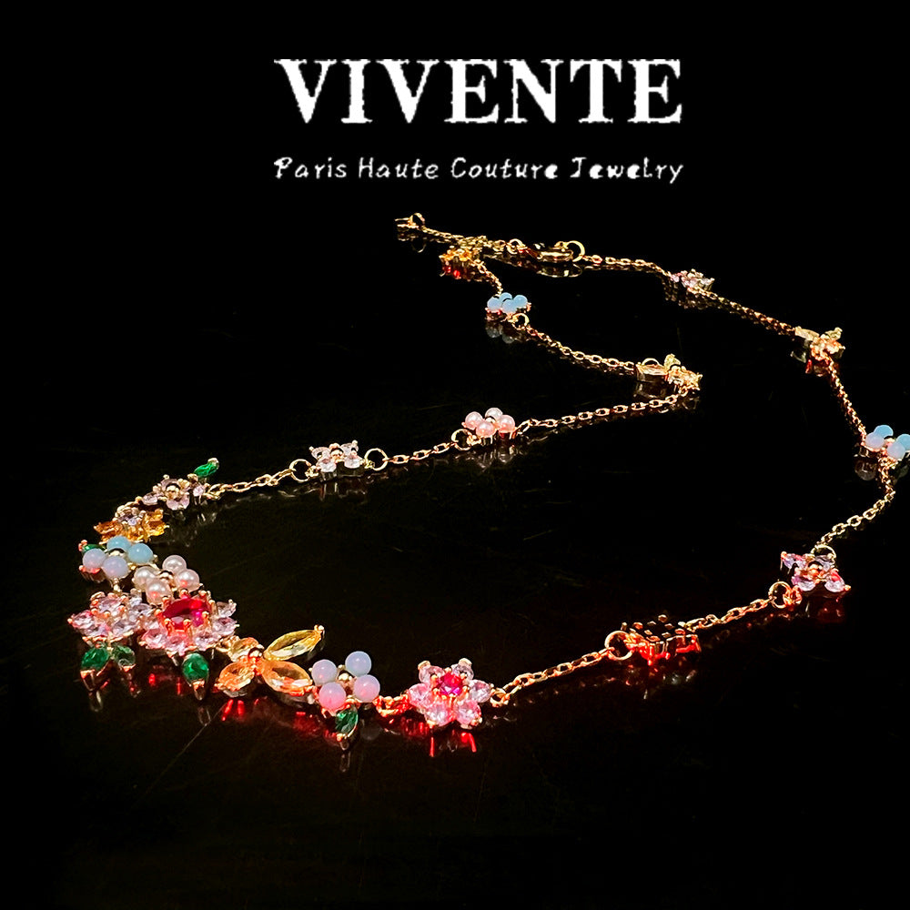 Flora Luxe – Multi-Gem Jewelry Set