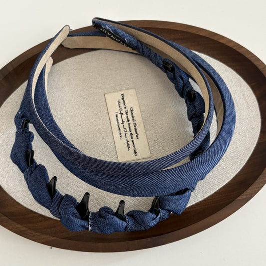 Denim Blue High-Crown Hairband
