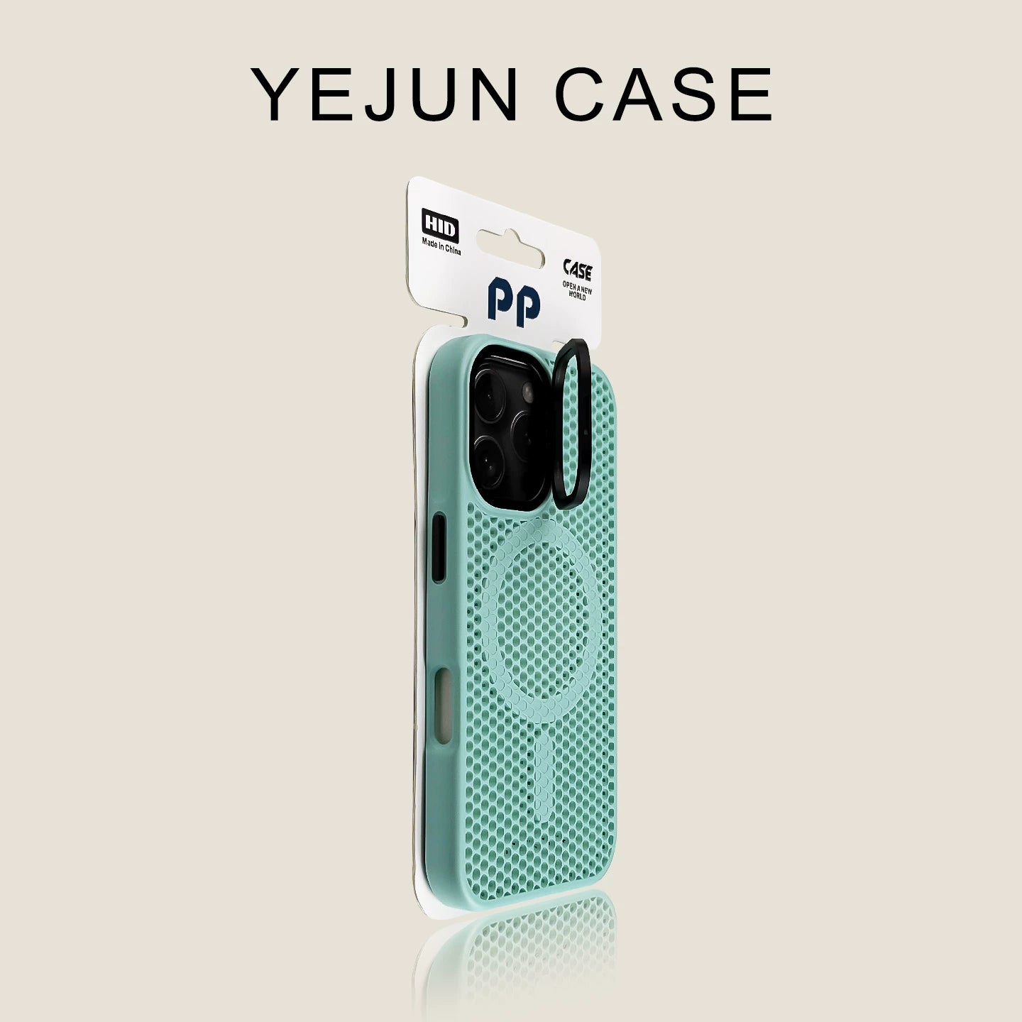 Orange Breathable Cooling MagSafe Case – Lens Stand Edition