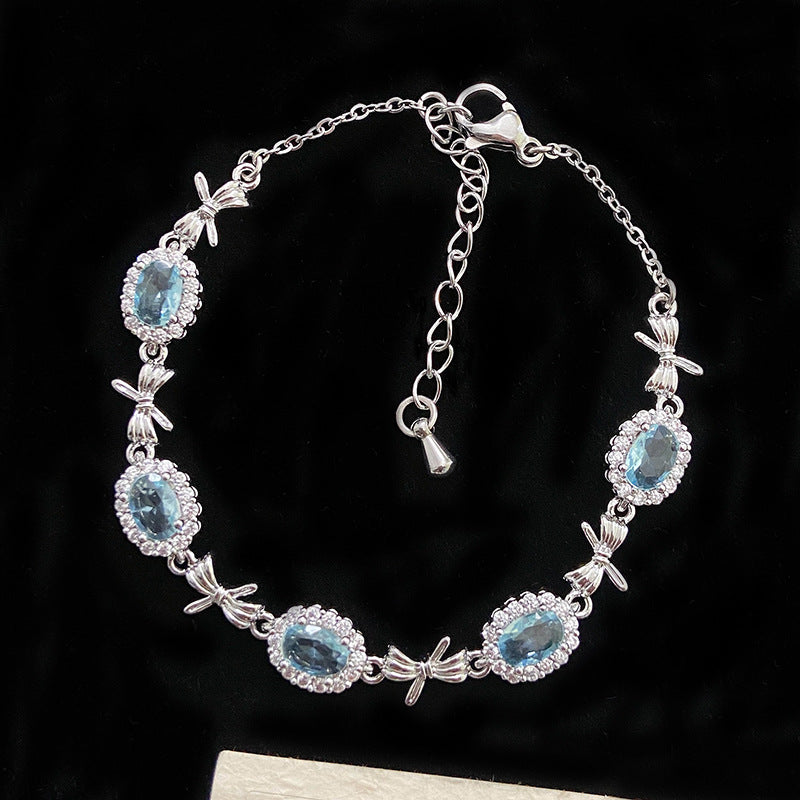 Sky Gem – Topaz & Zircon Bracelet