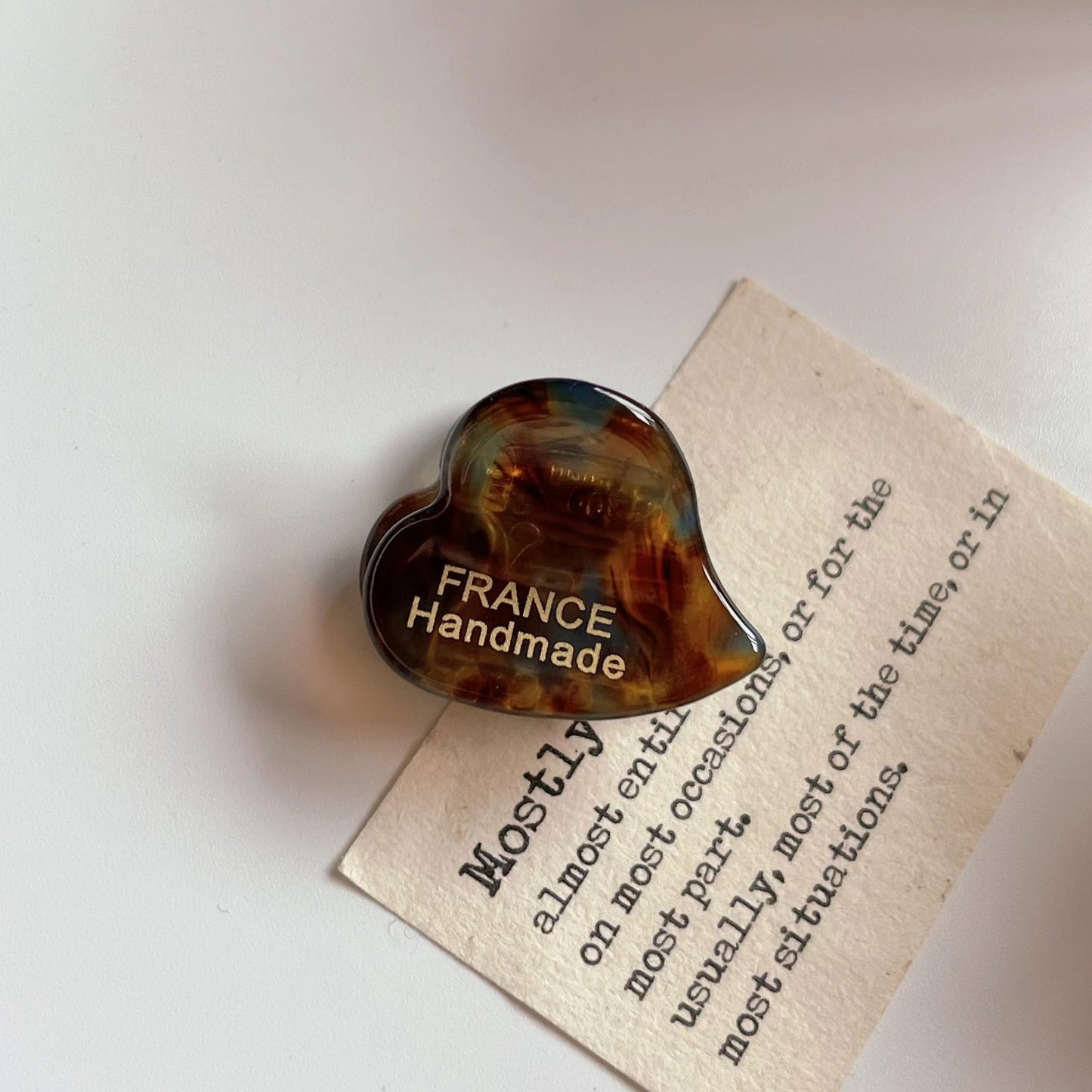 Mini Heart Hair Claw Clip