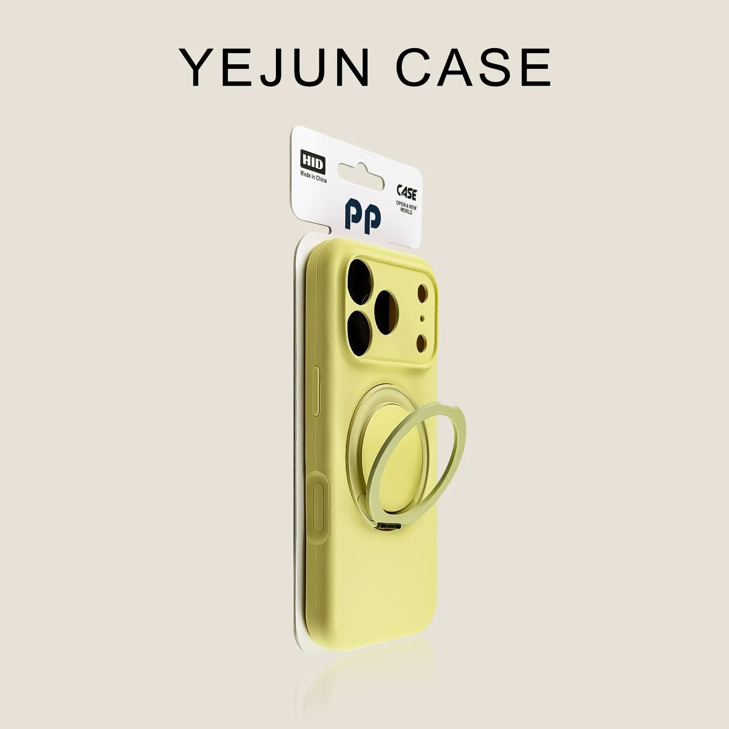 360° Rotating Stand Liquid Silicone Case