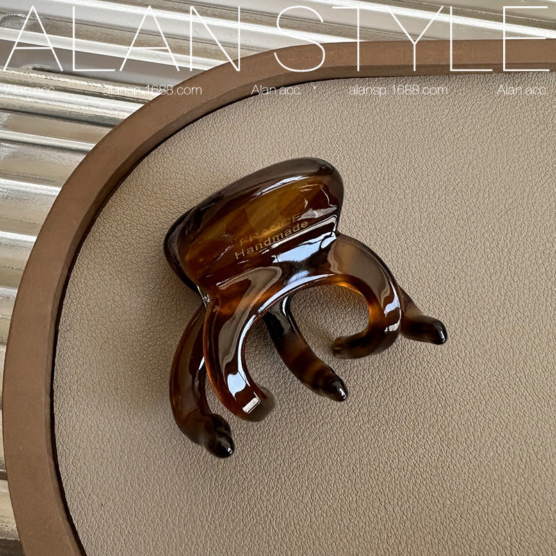 Thick 4mm Red Hair Clip