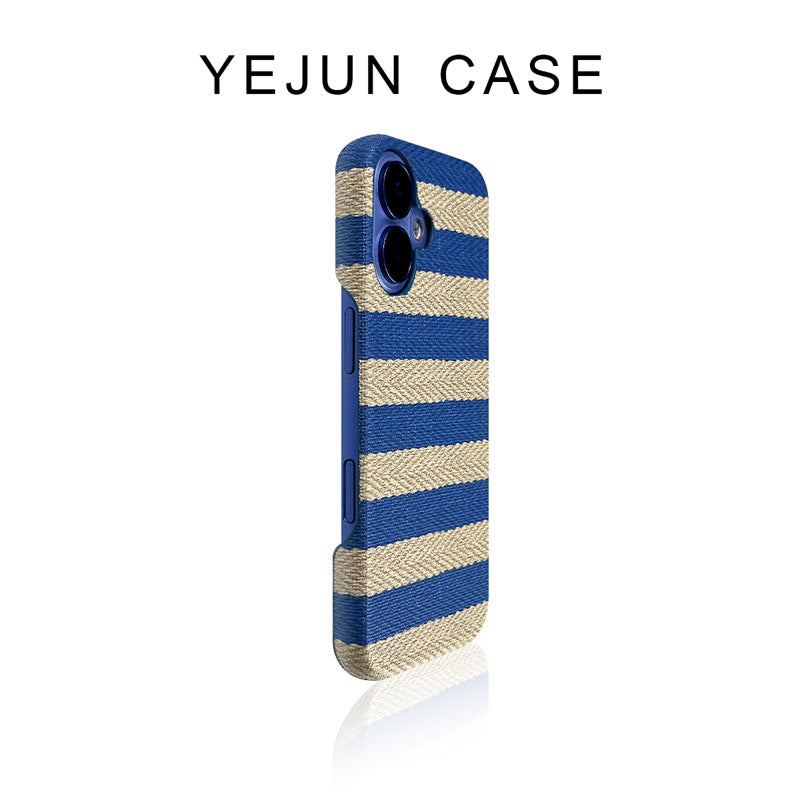 Stripe Fabric iPhone Case (Multi-Color Options)
