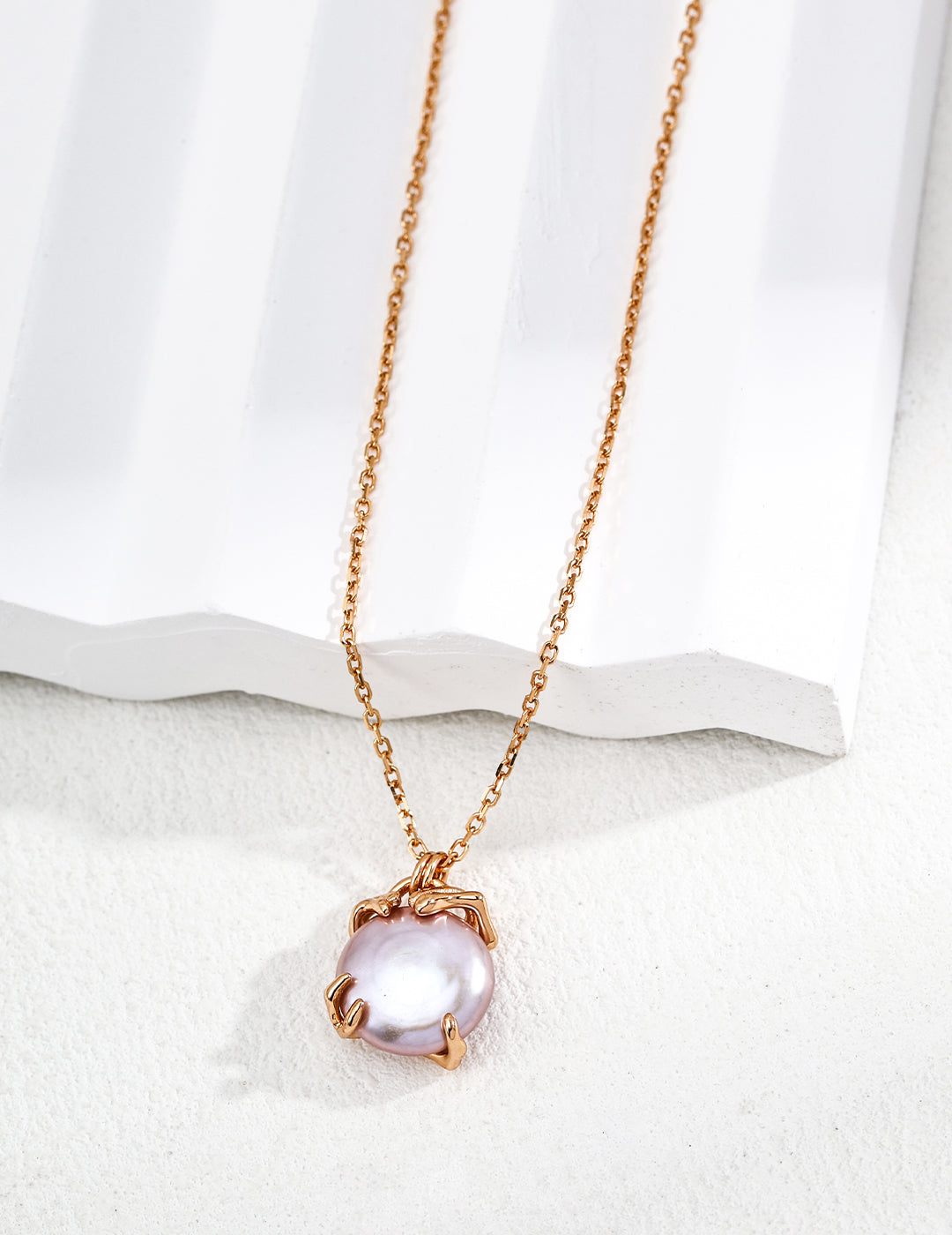 S925 Silver Elegant Natural Pearl Necklace - Timeless Silver Jewelry, Classic Pearl Necklace, Luxury Pearl Pendant, Handmade Silver Accessories