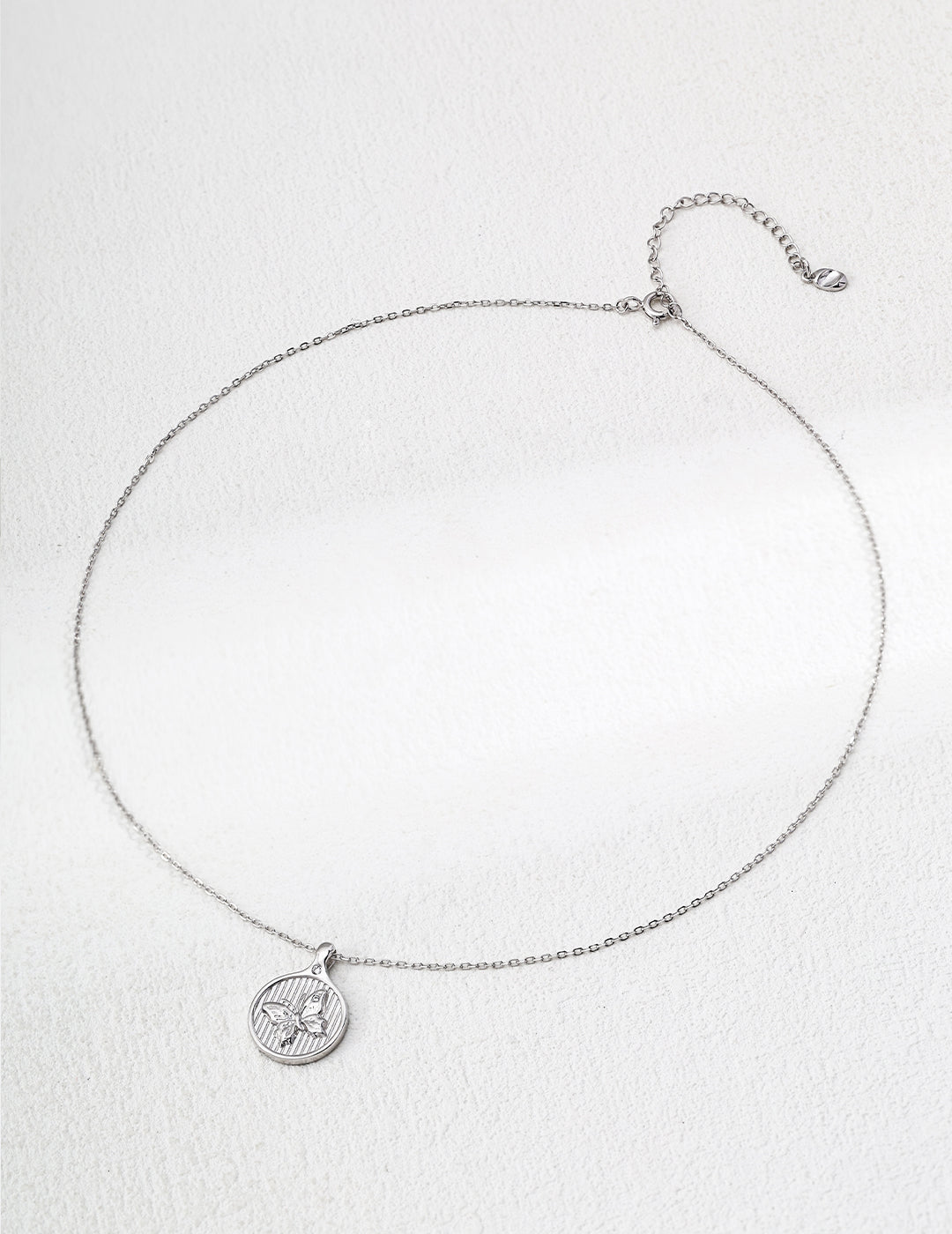 S925 Silver Fashion Butterfly Zircon Pendant Necklace - Elegant Butterfly Jewelry, Sparkling Zircon Necklace, Trendy Silver Pendant, Handmade Silver Accessories