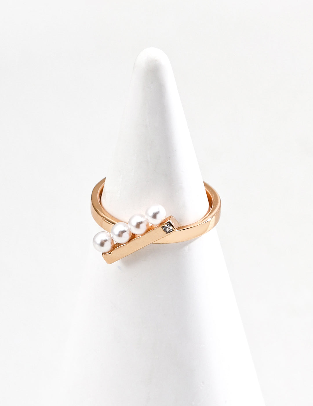 S925 Silver Minimalist Faux Pearl Ring - Elegant Silver Jewelry, Simple Faux Pearl Ring, Timeless Silver Ring, Handmade Pearl Accessories